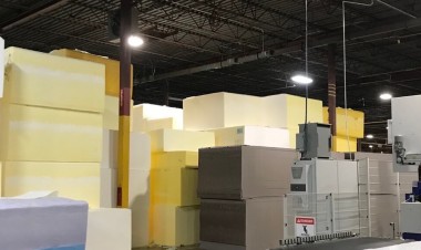 High Storage of Foam Bars